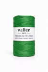 Vollen Yarn 1.5mm Polyester Makrome İpi 100gr 150 mt,Yeşil