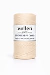 Vollen Yarn 1.5mm Polyester Makrome İpi 100gr 150 mt,Ekru