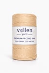 Vollen Yarn 2mm Polyester Makrome İpi 200 Gr 230 Mt,Sütlü Kahve