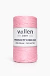 Vollen Yarn 2mm Polyester Makrome İpi 200 Gr 230 Mt,Pembe