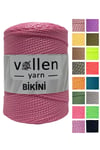 Vollen Yarn Bikini Mayo İpi,Su Tutmaz,Yazlık Pareo,Elbise,Şort,Bluz ipliği 100Gr/165Mt,Pembe