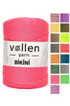 Vollen Yarn Bikini Mayo İpi,Su Tutmaz,Yazlık Pareo,Elbise,Şort,Bluz ipliği 100Gr/165Mt,FUŞYA