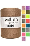 Vollen Yarn Bikini Mayo İpi,Su Tutmaz,Yazlık Pareo,Elbise,Şort,Bluz ipliği 100Gr/165Mt,TAŞ RENGİ