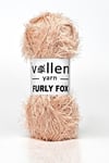Vollen Yarn Furly Fox El Örgü İpi Hırka Kazak İpliği,Tuylu ip,Pelus ,Sakalli ,Battaniye ve Paspas ipi,Latte