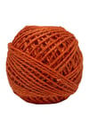 Vollen Yarn  Jüt İpi, Hasır Ipi, Çuval Ipi, Kırnap Ipi, Süsleme Ipi Kendir Ipi 100 Gr 100 metre,Turuncu