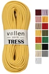 Vollen Yarn Makrome Tress İp, 10 METRE  Kordon Kaytan Dokuma İpi,Sepet İpi,Çok Amaçlı ip,SARI