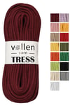 Vollen Yarn Makrome Tress İp, 10 METRE  Kordon Kaytan Dokuma İpi,Sepet İpi,Çok Amaçlı ip,Bordo