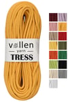 Vollen Yarn Makrome Tress İp, 10 METRE  Kordon Kaytan Dokuma İpi,Sepet İpi,Çok Amaçlı ip,HARDAL