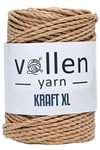 Vollen Yarn Premıum 3 Büküm Kağıt Halat İpi, Dikiş Makinesi İpi, Hasır Çanta Ve Şapka İpi 250Gr,Naturel