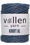 Vollen Yarn Premıum 3 Büküm Kağıt Halat İpi, Dikiş Makinesi İpi, Hasır Çanta Ve Şapka İpi 250Gr,Petrol Mavi
