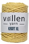 Vollen Yarn Premıum 3 Büküm Kağıt Halat İpi, Dikiş Makinesi İpi, Hasır Çanta Ve Şapka İpi 250Gr,Sarı