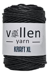 Vollen Yarn Premıum 3 Büküm Kağıt Halat İpi, Dikiş Makinesi İpi, Hasır Çanta Ve Şapka İpi 250Gr,Siyah