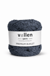 Vollen Yarn Premium Buklet İp 100 g 150 m | Yumuşak, Hafif ve Parlak Doku | Lüks El Örgüsü İpi, Denim
