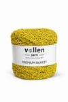 Vollen Yarn Premium Buklet İp 100 g 150 m | Yumuşak, Hafif ve Parlak Doku | Lüks El Örgüsü İpi, Hardal