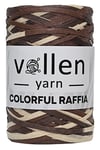 Vollen Yarn Premium Doğal Çok Renkli Rafya İpi 200Gr/300Mt, 2510