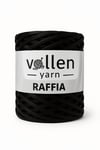 Vollen Yarn Premium Doğal Rafya İpi 200 Gram, Siyah