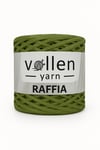 Vollen Yarn Premium Doğal Rafya İpi 200 Gram, Koyu Yeşil