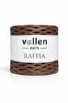 Vollen Yarn Premium Doğal Rafya İpi 200 Gram, Acı kahve