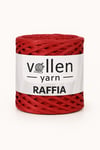 Vollen Yarn Premium Doğal Rafya İpi 200 Gram, Kırmızı
