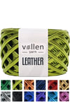 Vollen Yarn Premium Metalik Deri Rafya İp 120Gr/60Mt,YEŞİL