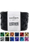 Vollen Yarn Premium Metalik Deri Rafya İp 120Gr/60Mt,Siyah