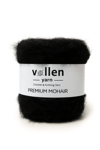 Vollen Yarn Premium Mohair 100 gr 250 m %25 Yün %75 Akrilik – Yumuşak, Hafif ve Dolgun Örgü İpi, SİYAH