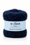 Vollen Yarn Premium Mohair 100 gr 250 m %25 Yün %75 Akrilik – Yumuşak, Hafif ve Dolgun Örgü İpi, SAKS MAVİ