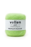 Vollen Yarn Premium Mohair 100 gr 250 m %25 Yün %75 Akrilik – Yumuşak, Hafif ve Dolgun Örgü İpi, FISTIK YEŞİLİ