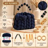 Vollen Yarn Prenses Çanta Kiti – 15 Dakikada Kendi Çantanı Tasarla! ✨, LACİVERT