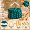 Vollen Yarn Prenses Çanta Kiti – 15 Dakikada Kendi Çantanı Tasarla! ✨, TURKUAZ