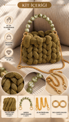 Vollen Yarn Prenses Çanta Kiti – 15 Dakikada Kendi Çantanı Tasarla! ✨