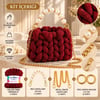 Vollen Yarn Prenses Çanta Kiti – 15 Dakikada Kendi Çantanı Tasarla! ✨, KIRMIZI