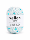 Vollen Yarn Shine Clup Simli Pullu El Örgü İpi 50 gr 150 m Polyester Tığ ve Şiş İpi Çanta Aksesuar İpi, 5004