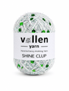 Vollen Yarn Shine Clup Simli Pullu El Örgü İpi 50 gr 150 m Polyester Tığ ve Şiş İpi Çanta Aksesuar İpi, 5005
