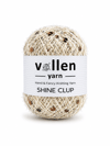 Vollen Yarn Shine Clup Simli Pullu El Örgü İpi 50 gr 150 m Polyester Tığ ve Şiş İpi Çanta Aksesuar İpi, 5006