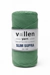 Vollen Yarn Slim Supra İpi,Mumlu İp,Pase İp,Makrome İp,200Gr/200Mt, ORMAN YEŞİLİ