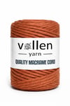 Vollen Yarn Taranan Makrome Ipi 3mm Taranabilir Pamuk Makrome Ipi Makrame Ipi ,KİREMİT