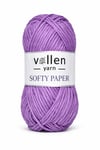 Vollen Yarn yumuşak rafya kagit ip,hobi ipi,tığ işi,el örgü ipi,çanta,supla ve şapka ipi,Mor