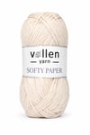 Vollen Yarn yumuşak rafya kagit ip,hobi ipi,tığ işi,el örgü ipi,çanta,supla ve şapka ipi,KREM