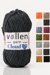 VollenYarn Cloud,kadife battaniye ipi,el örgü ipi,Tığ işi Hırka ipi,Amıgurumi oyuncak ipi,ANTRASİT
