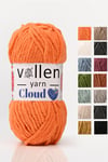 VollenYarn Cloud,kadife battaniye ipi,el örgü ipi,Tığ işi Hırka ipi,Amıgurumi oyuncak ipi,Turuncu
