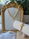 14 k taşlı yonca set