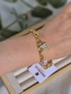 14k Taşlı yıldız charm bleklik