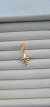 Gold kuzey yıldızı charm