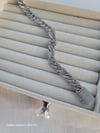 Silver zirkon taşlı retro gurmet bileklik