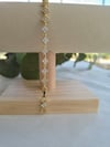 Taşlı mini yonca bileklik 