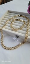 Xuping 14k taşlı gurmet set