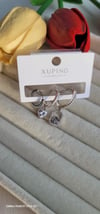 Xuping silver taşlı küpe seti