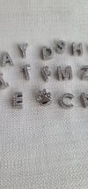 Zirkon taşlı çelik charm