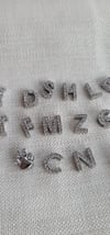 Zirkon taşlı çelik charm